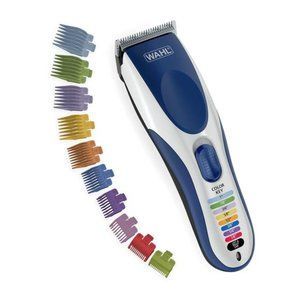 Color Pro Cordless Rechargeable Hair Clipper&Trimmer–Easy Color-Coded Guide Comb